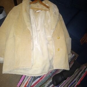 Women's Tan Pea Coat